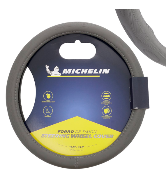MICHELIN Pokrowiec na kierownicę  M  36,8-39,4 cm, szary