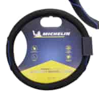 MICHELIN Pokrowiec na kierownicę  M  36,8-39,4 cm, czarno-niebieski