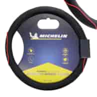 MICHELIN Pokrowiec na kierownicę  M  36,8-39,4 cm, czarno-czerwony