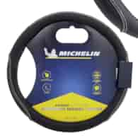 MICHELIN Pokrowiec na kierownicę  M  36,8-39,4 cm, czarno-szary