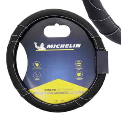 MICHELIN Pokrowiec na kierownicę  M  36,8-39,4 cm, czarny